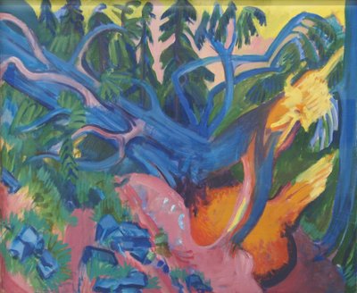 Uprooted Tree by Ernst Ludwig Kirchner